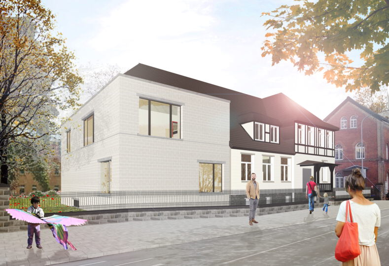 Baubeginn Umbau und Erweiterung Innenstadt – Kita Bielefeld