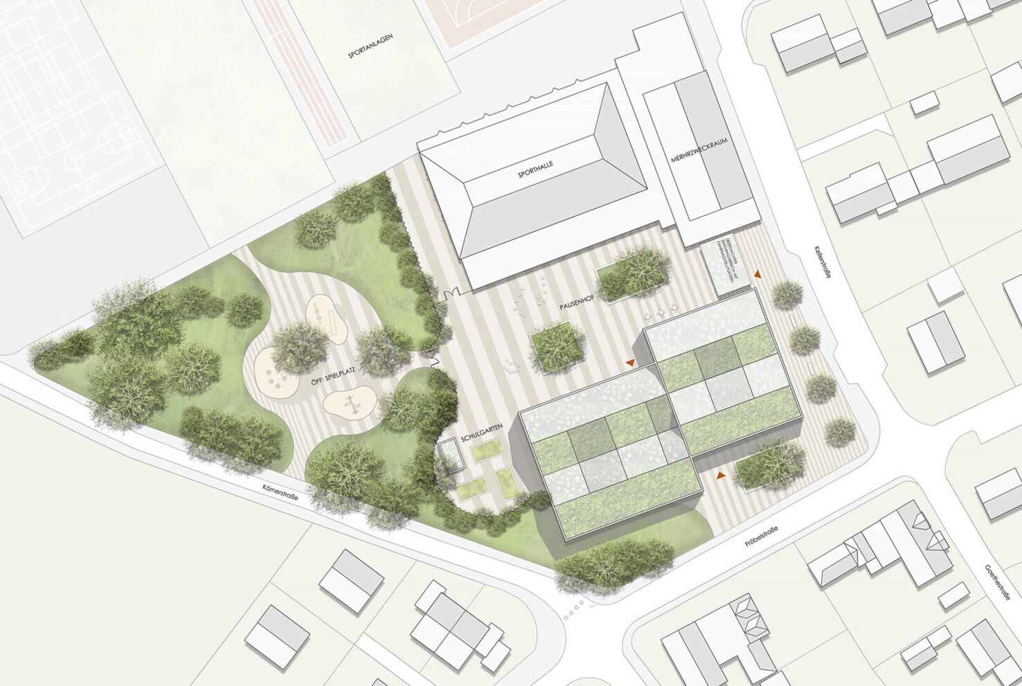 Bild 1 zu Projekt Neubau Grundschule Brockhagen