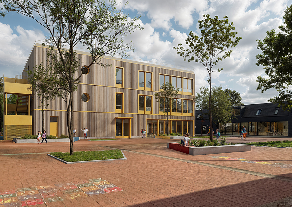 Bild 1 zu Projekt Grundschulerweiterungen Bielefeld