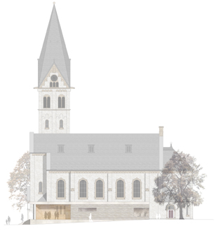 1. Preis im Realisierungswettbewerb zu Umbau der Johanniskirche